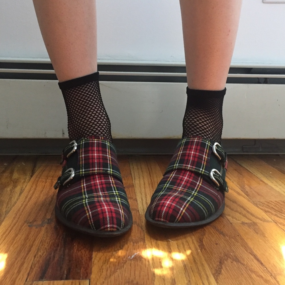 Sam Edelman Balfour plaid shoes 7.5